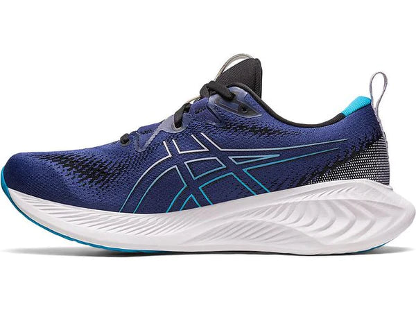 Medial view of the Men's Cumulus 25 in Indigo Blue/Island Blue