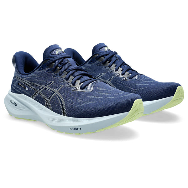 ASICS uses a Pure Gel material in their midsole along with a FFBlast+ foam to give the shoe a great feel.