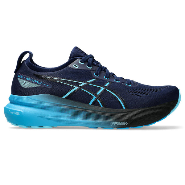 The Kayano 31 in the Blue Expanse color has a great core look that will work with anything