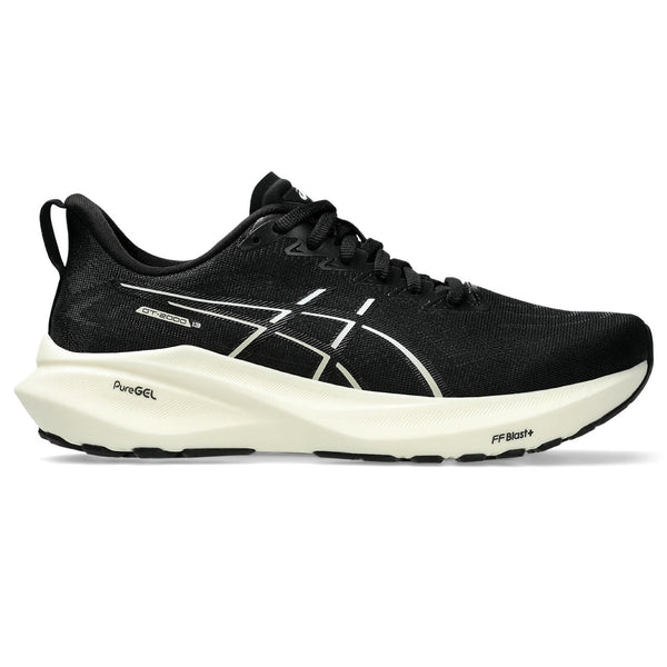 This men's runing is mostly all black and white and has a great "core" classic look.