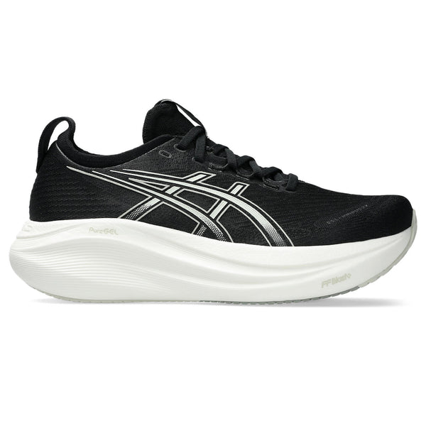 This Gel-Nimbus 27 had a black upper and a white midsole.