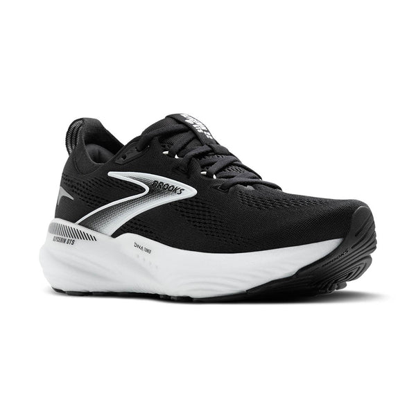 Glycerin GTS and DNA Tuned are printed on the midsole of this shoe to highlight the technology used.