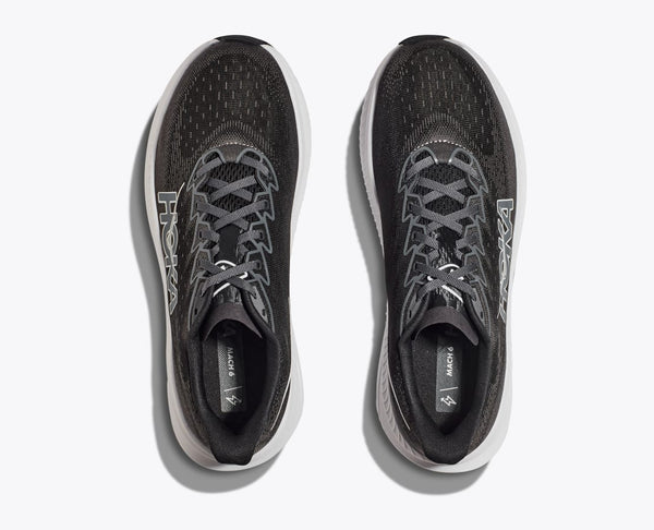 top view of mens mach 6