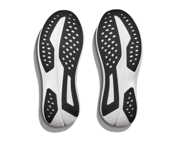 Black rubber on the outsole covers most of the toe and a little of the heel.