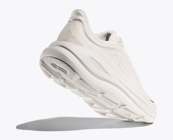 White athletic shoe on a white background