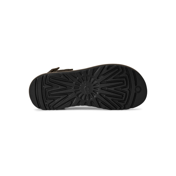 Men's deep green clog slipper