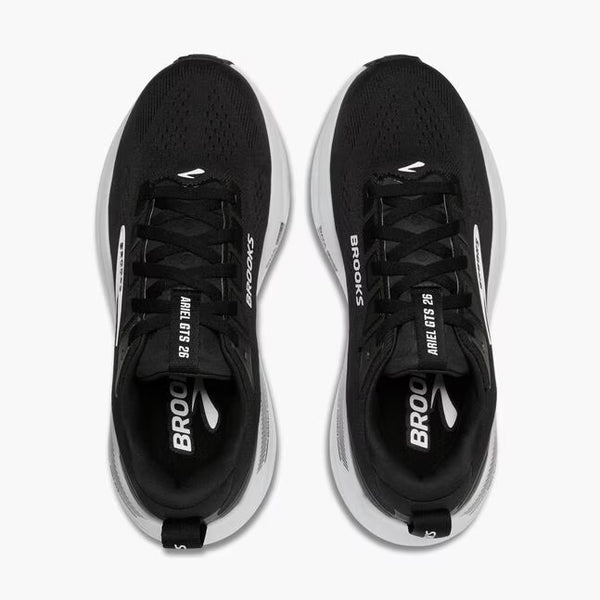 Black laces are used to match the upper.