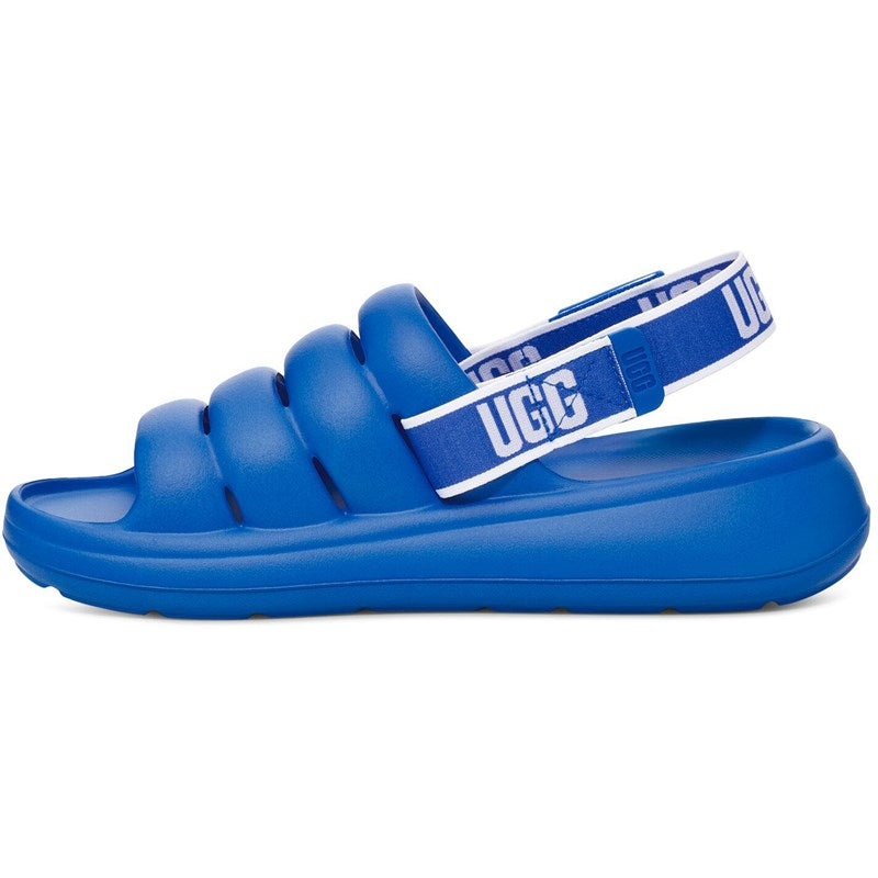 Medial view of the Men's Sport Yeah sandal by UGG in the color Dive