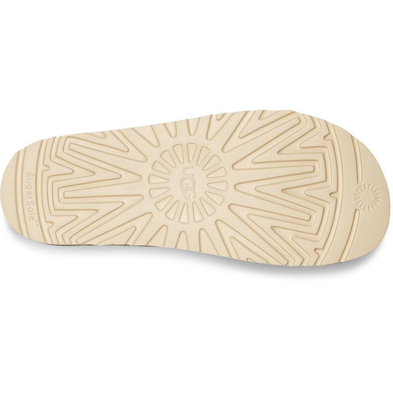Bottom (outer sole) view of the Women's Goldenstar strap sandal by UGG in the color Moss Green