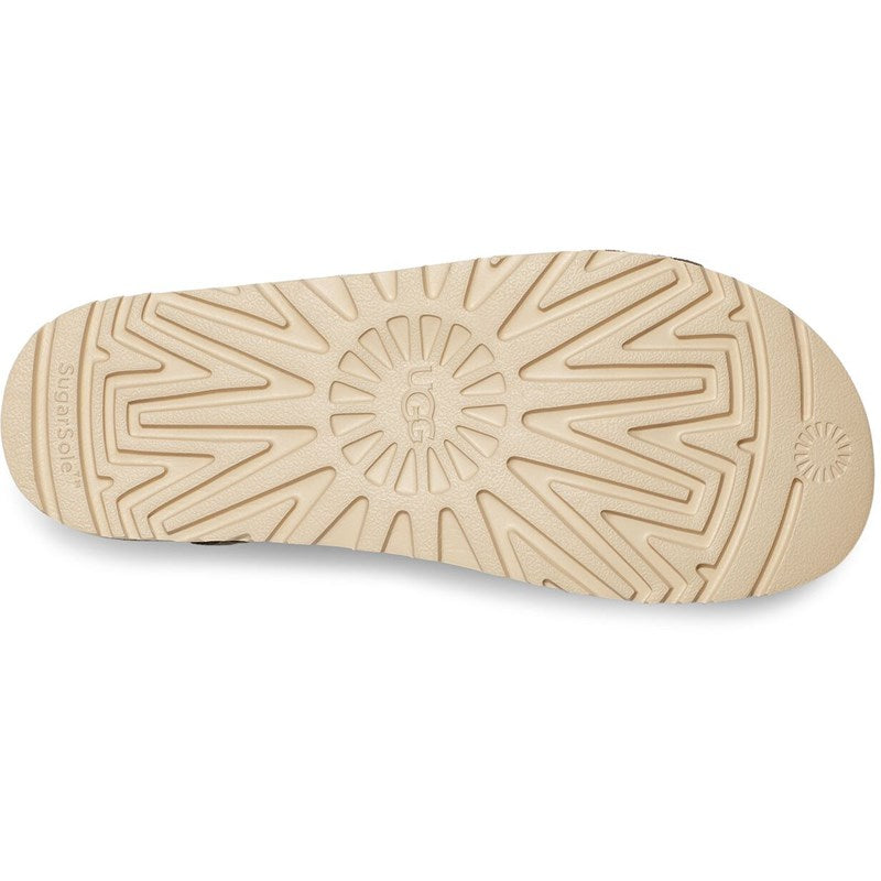 Bottom (outer sole) view of the Women's Goldenstar Sling by UGG in the color Moss Green