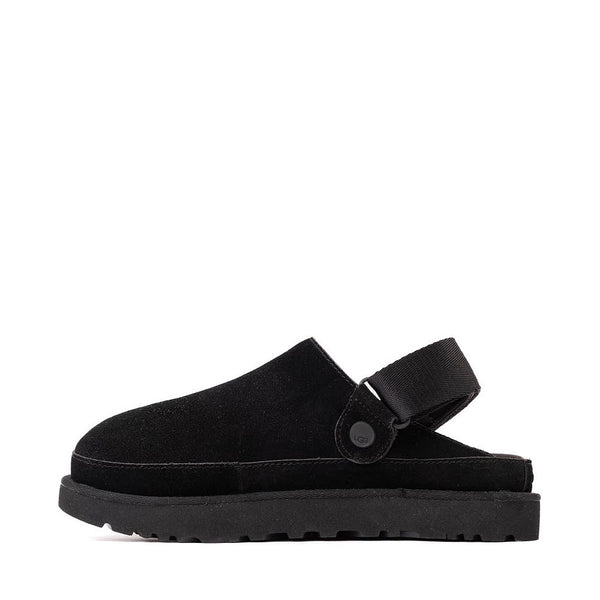 Black clog on a white background
