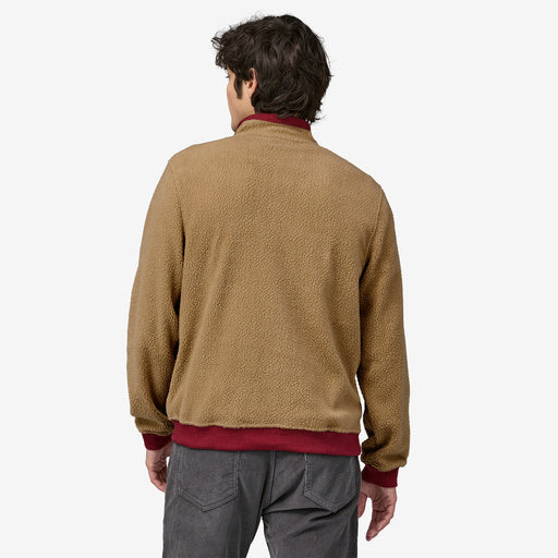 Shearling Button Fleece Pullover
