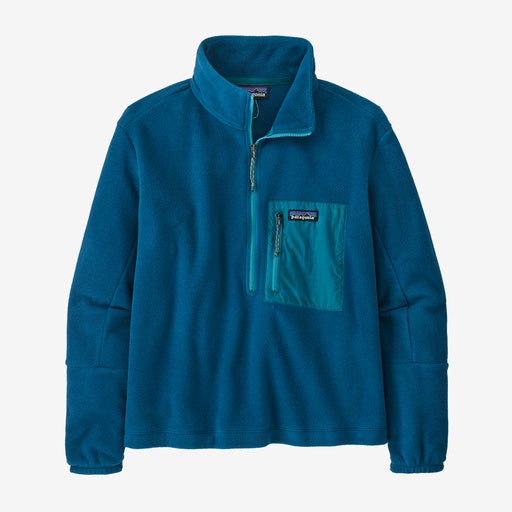 1/2 zip fleece blue