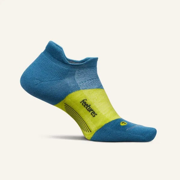 merino max cushion no show in blue green