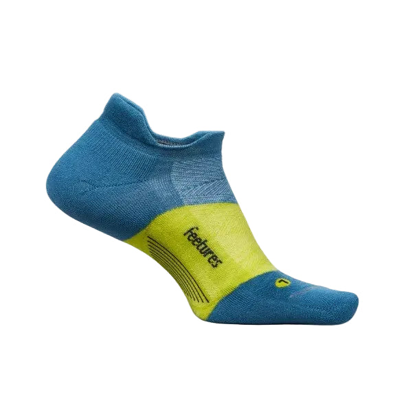 merino max cushion no show in blue green