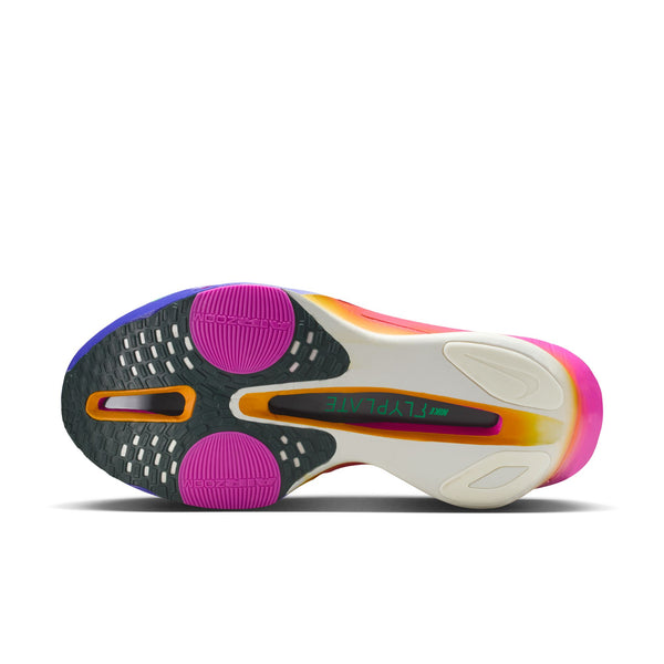 You can see the plate from the bottom of the shoe