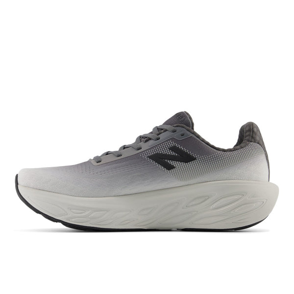 The medial side of this men's 1080 V14 has a small N logo along with a dot pattern closer to the heel.