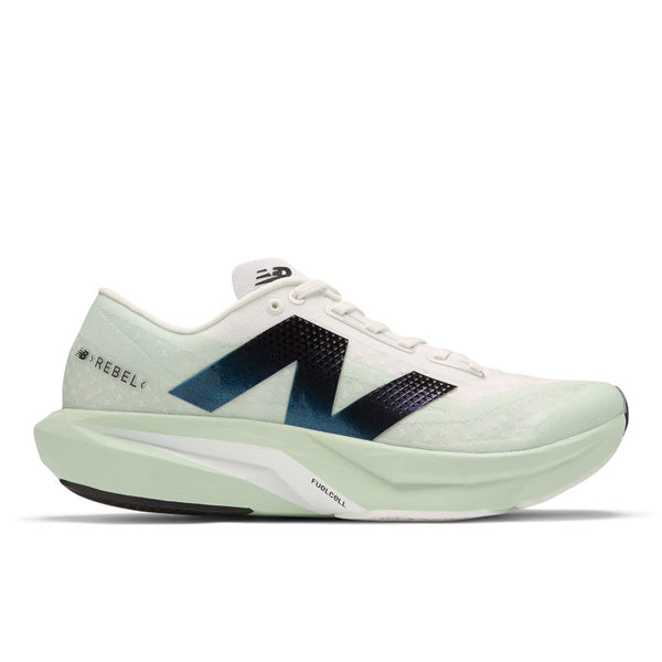 The Rebel V4 is a very lightweight and fast running shoe from New Balance.