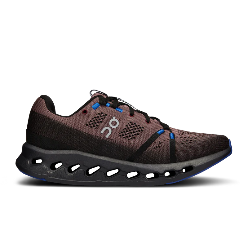 Lateral view of the Men's Cloudsurfer in Black/Cobalt