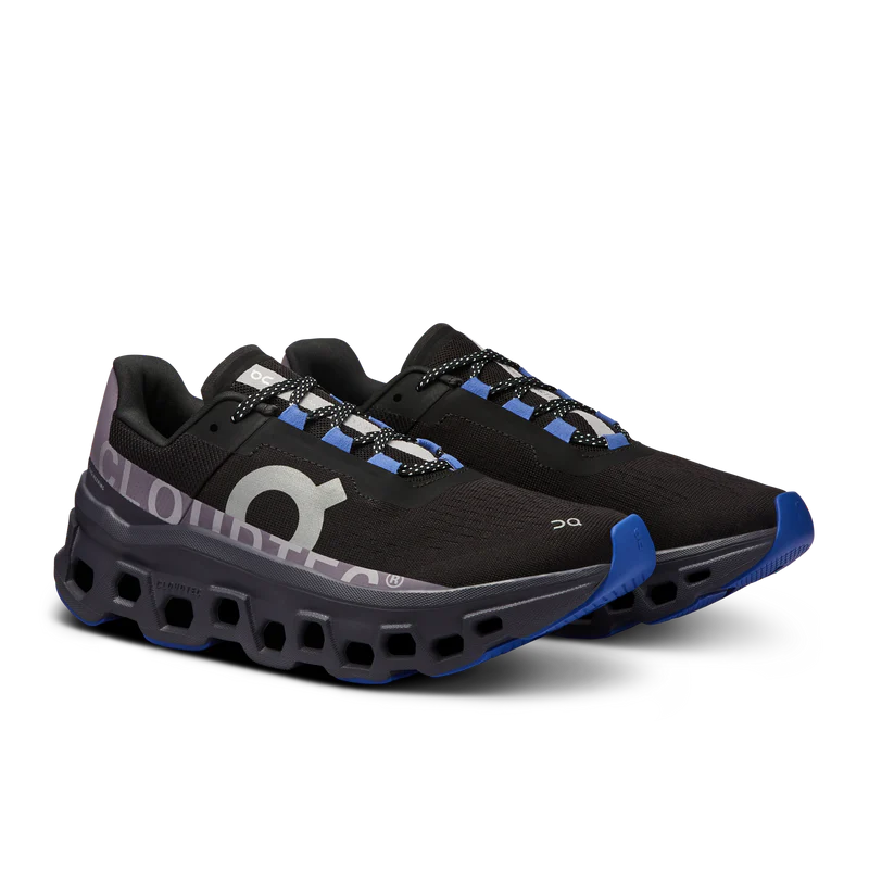 Front angle view of the Women's On Cloudmonster in Magnet/Shark