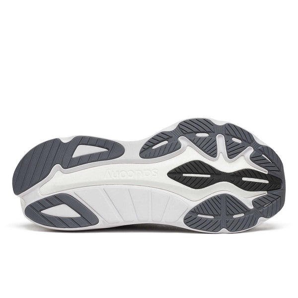 The outsole of the Hurricane 24 has a stright last that is great for running with lots of pronation.
