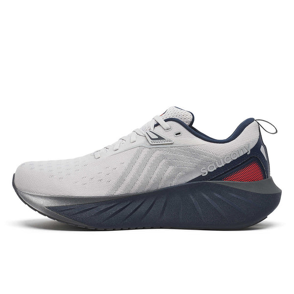 The medial side of the Hurricane 22 from Saucony has a very clean look.