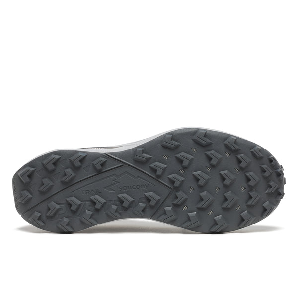 Black sole of a shoe on a white background