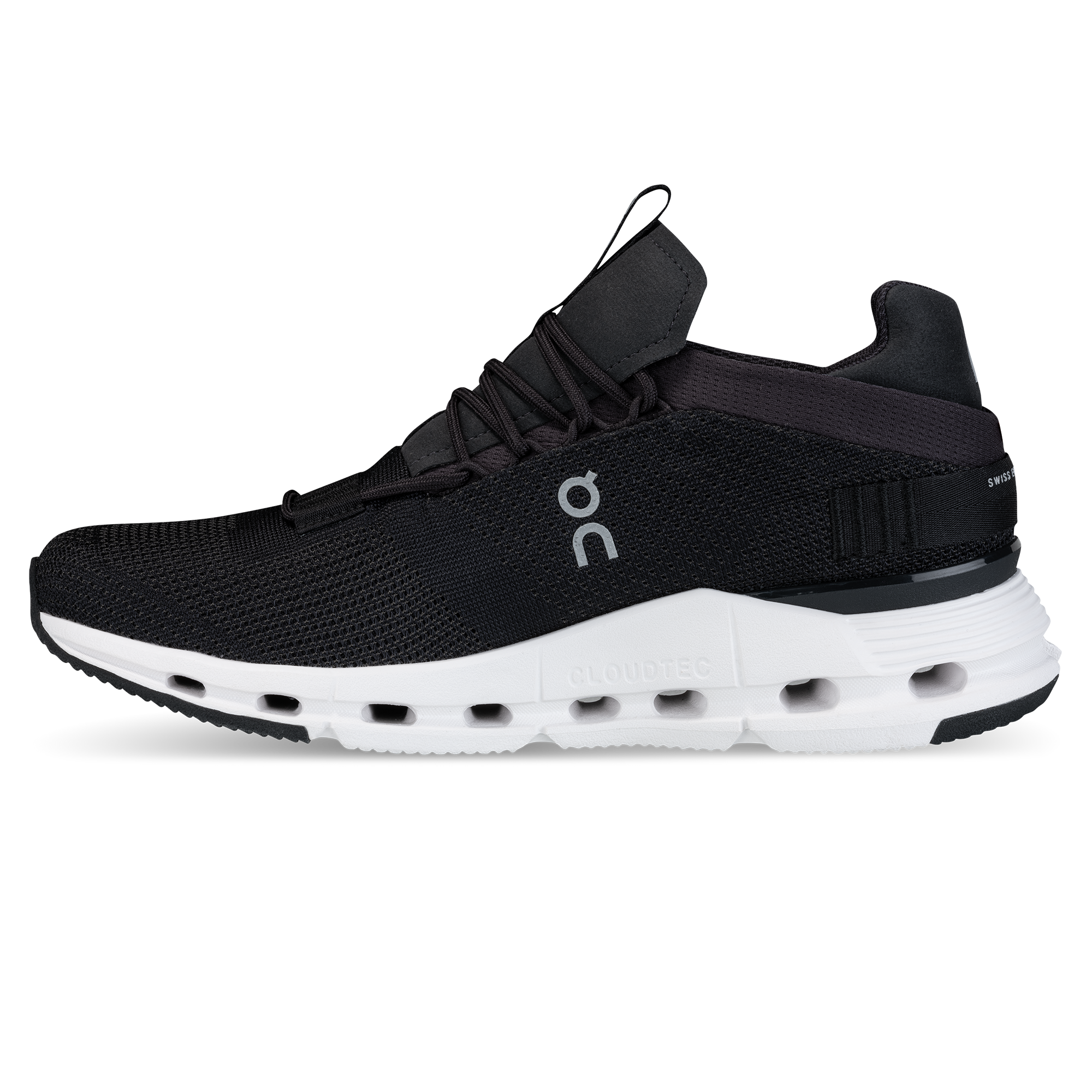 Medial view of the Men's Cloudnova in Black