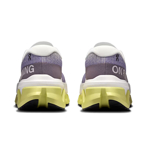Pair of running shoes with a visible brand logo on a white background