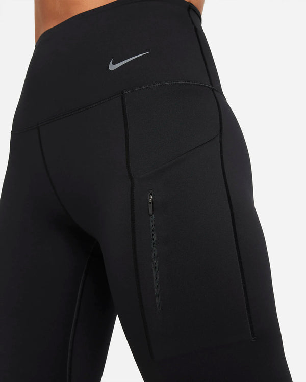 side pocket view of womens go hr capri