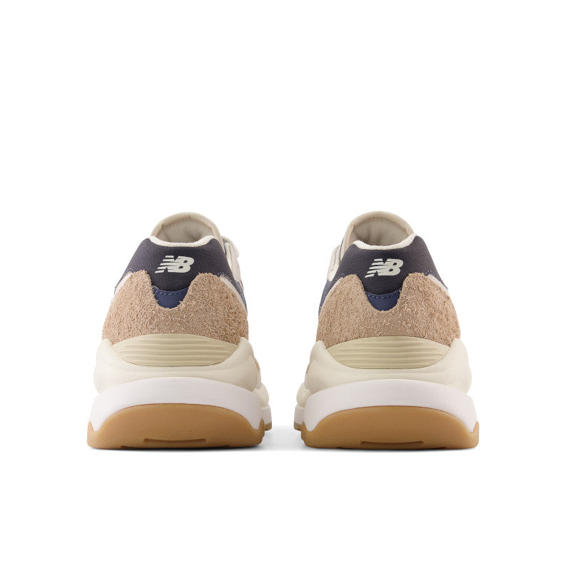 From behind the 5740 from New balance has the NB written on the heel