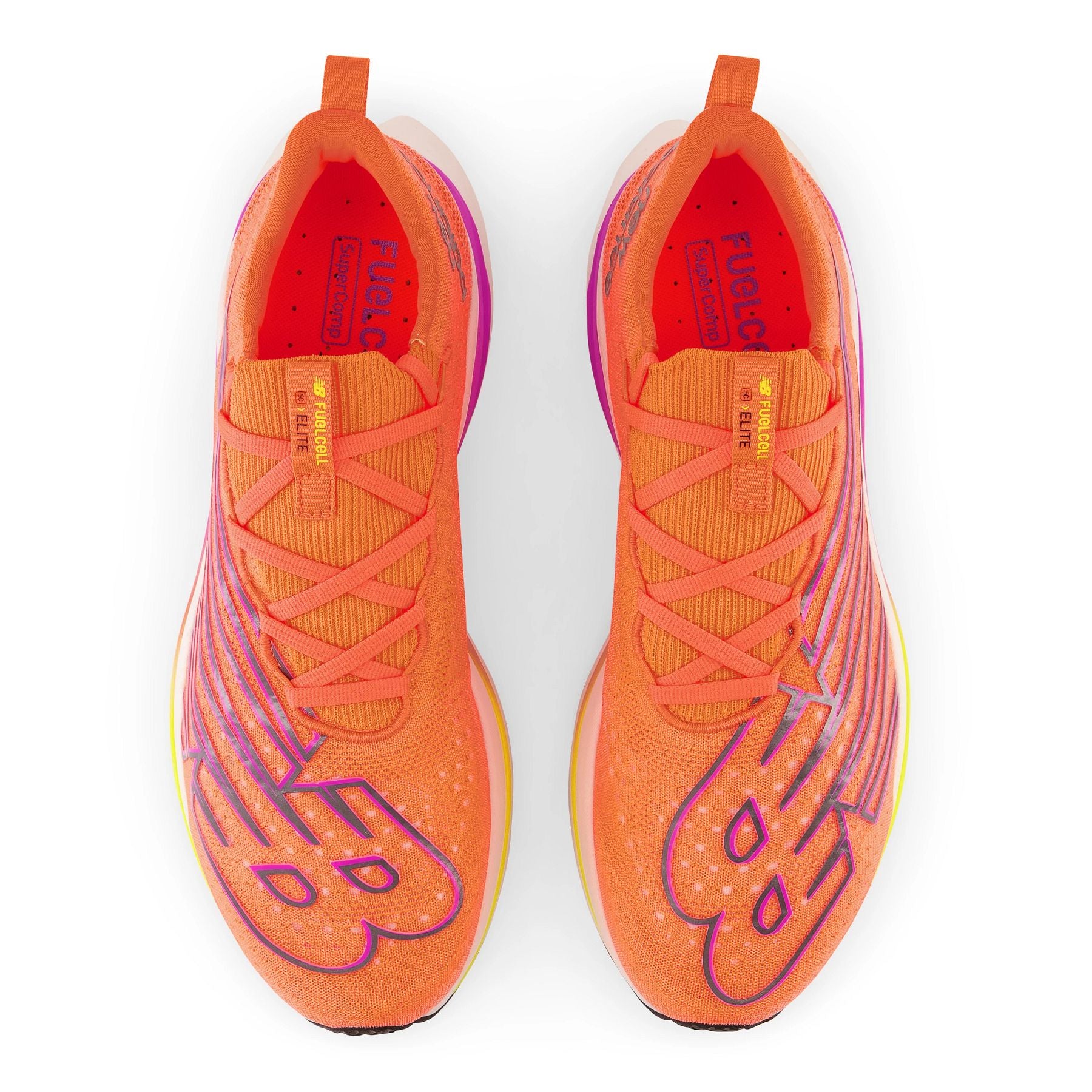 Top view of the Men's Super Comp Elite 3 in Neon/Dragonfly