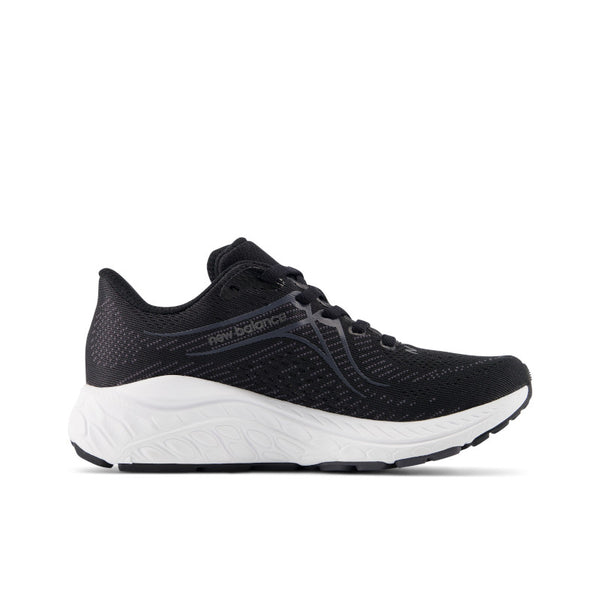 The medial side of this new balance kid's shoe is all black.
