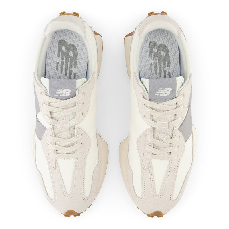 Top view of the Men's 327 in Moonbeam/Grey