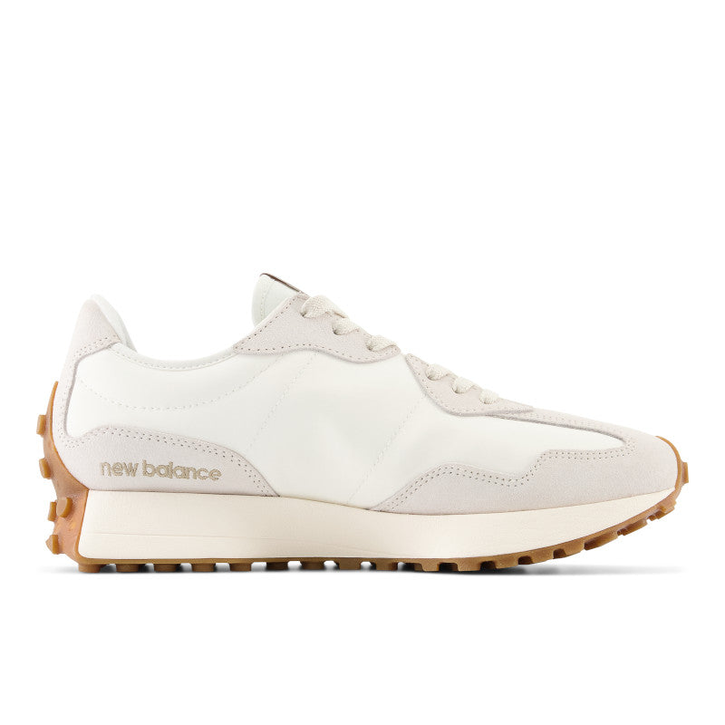 Medial view of the Men's 327 in Moonbeam/Driftwood