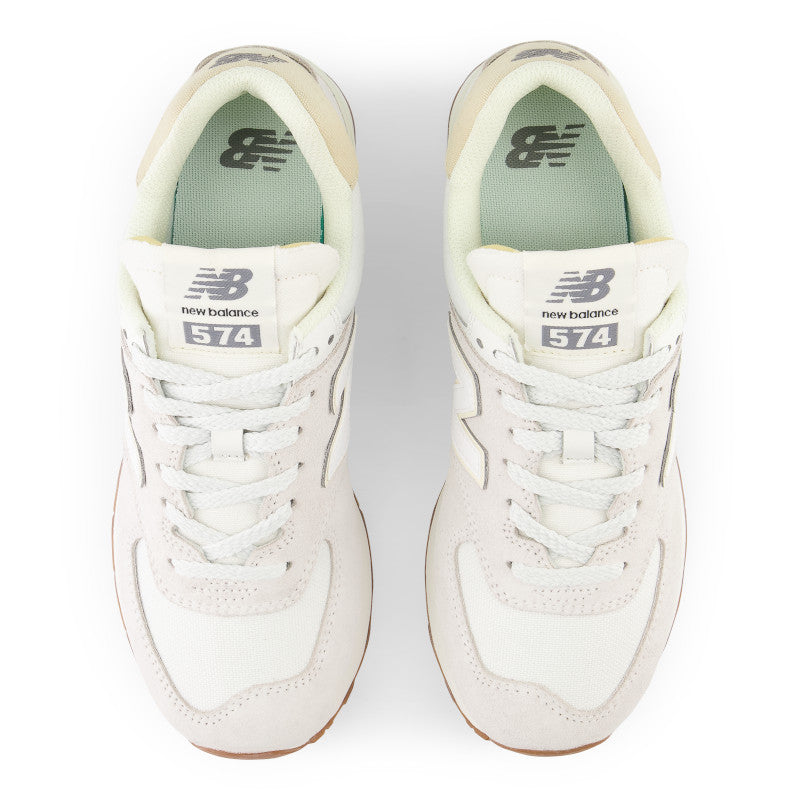 From the top down the women's 574 from NB has a very tonal white look