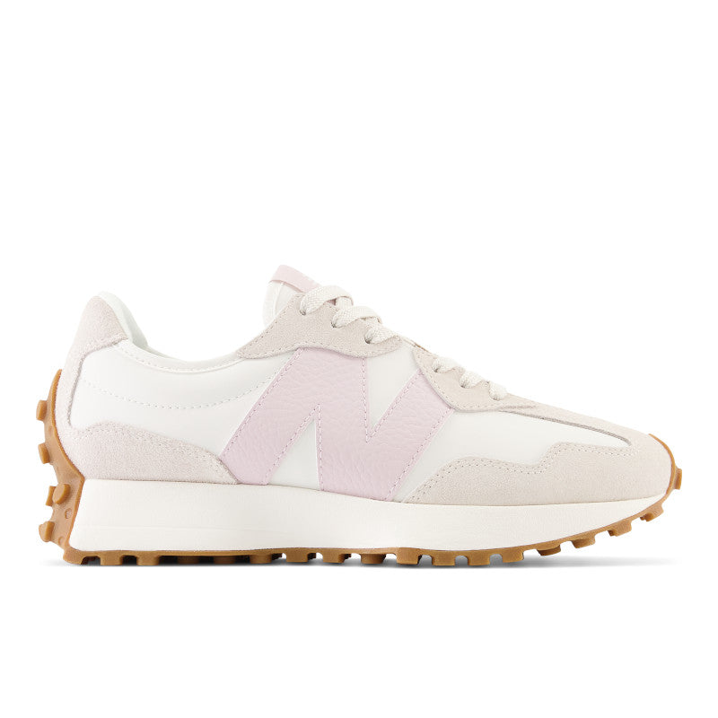 This is a great looking Women's 327. The upper has a very tonal white and grey look