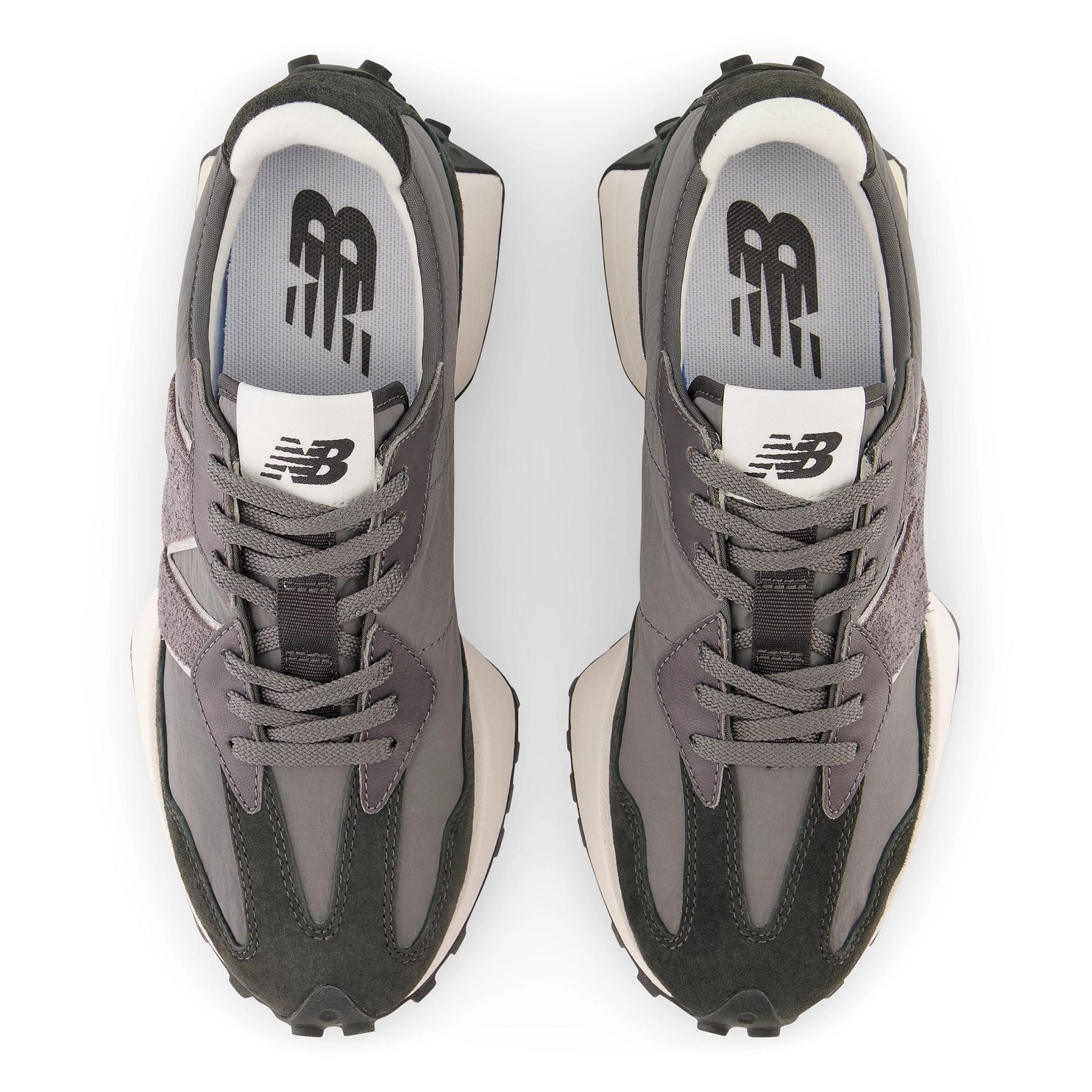 Top view of the Women's 327 by New Balance in Top/Castle