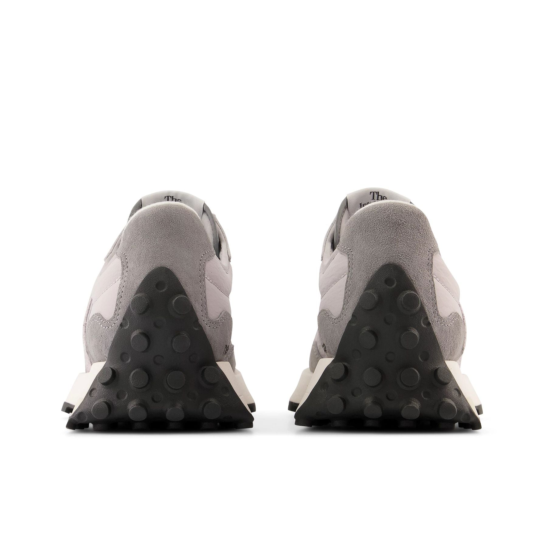 Back view of the Women's 327 in Grey/Rain