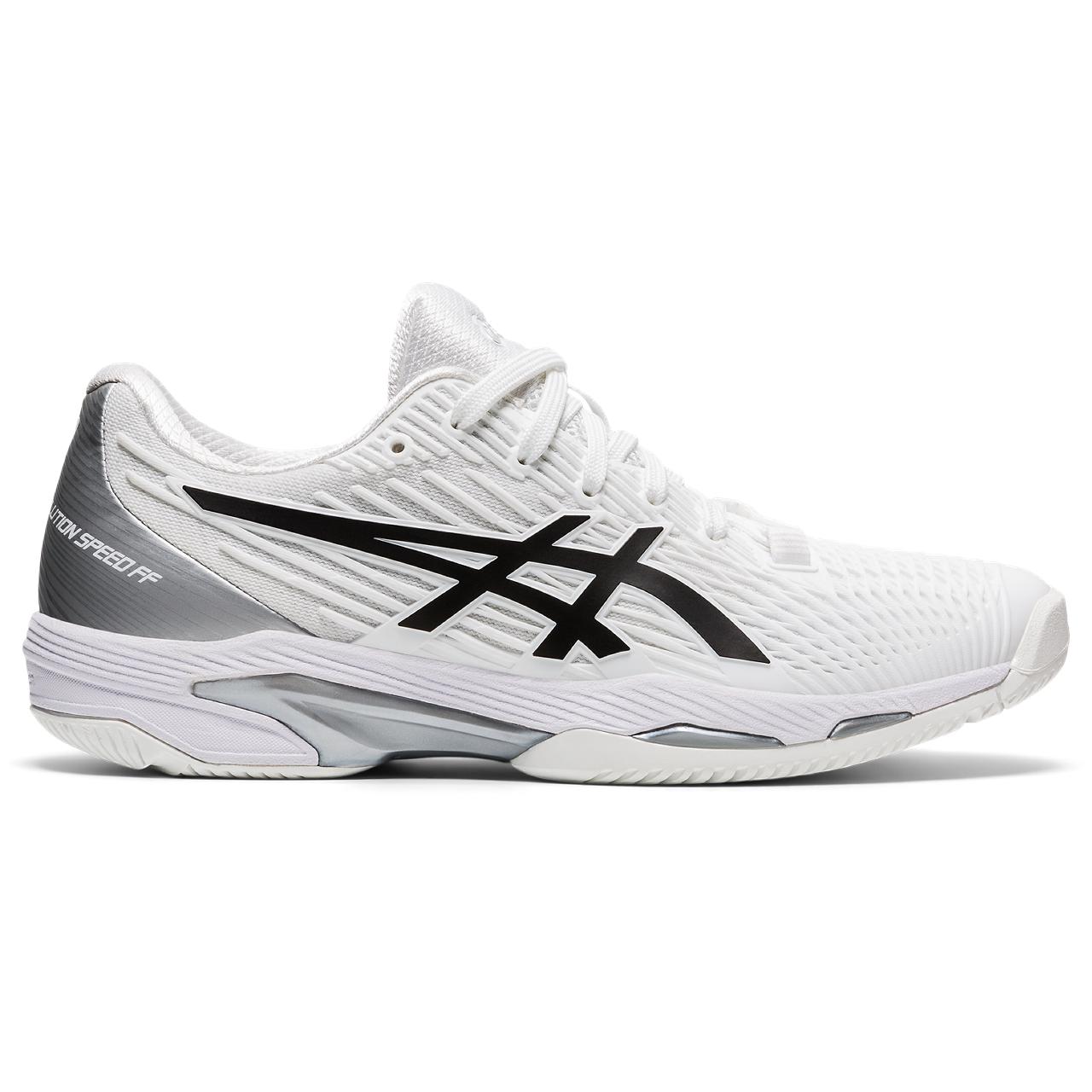 When you're playing a high-impact sport like tennis, you need technically advanced footwear that's going to protect your feet and knees. The Women's ASICS Solution Speed FF tennis shoe boasts an unrivalled blend of style and supportive technology.