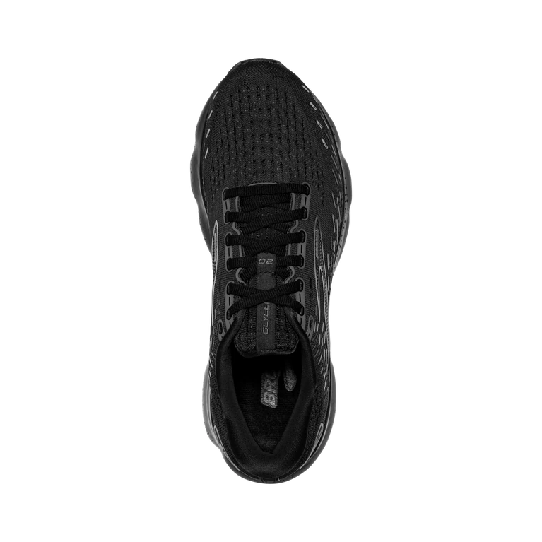 Top view of the Men's Glycerin 20 in Black/Black/Ebony