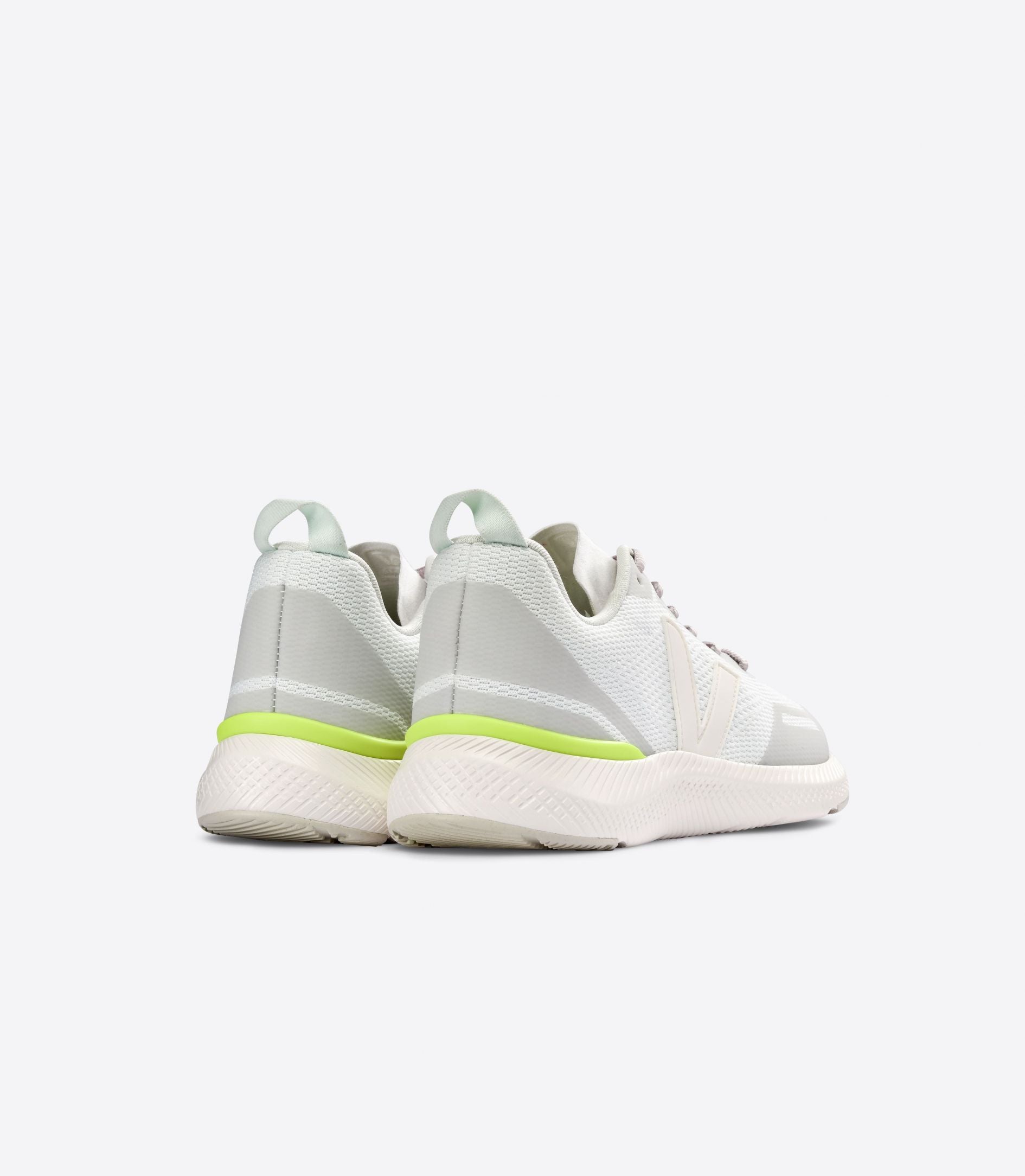Back angle view of the Women's VEJA Impala in the color Frost/Cream
