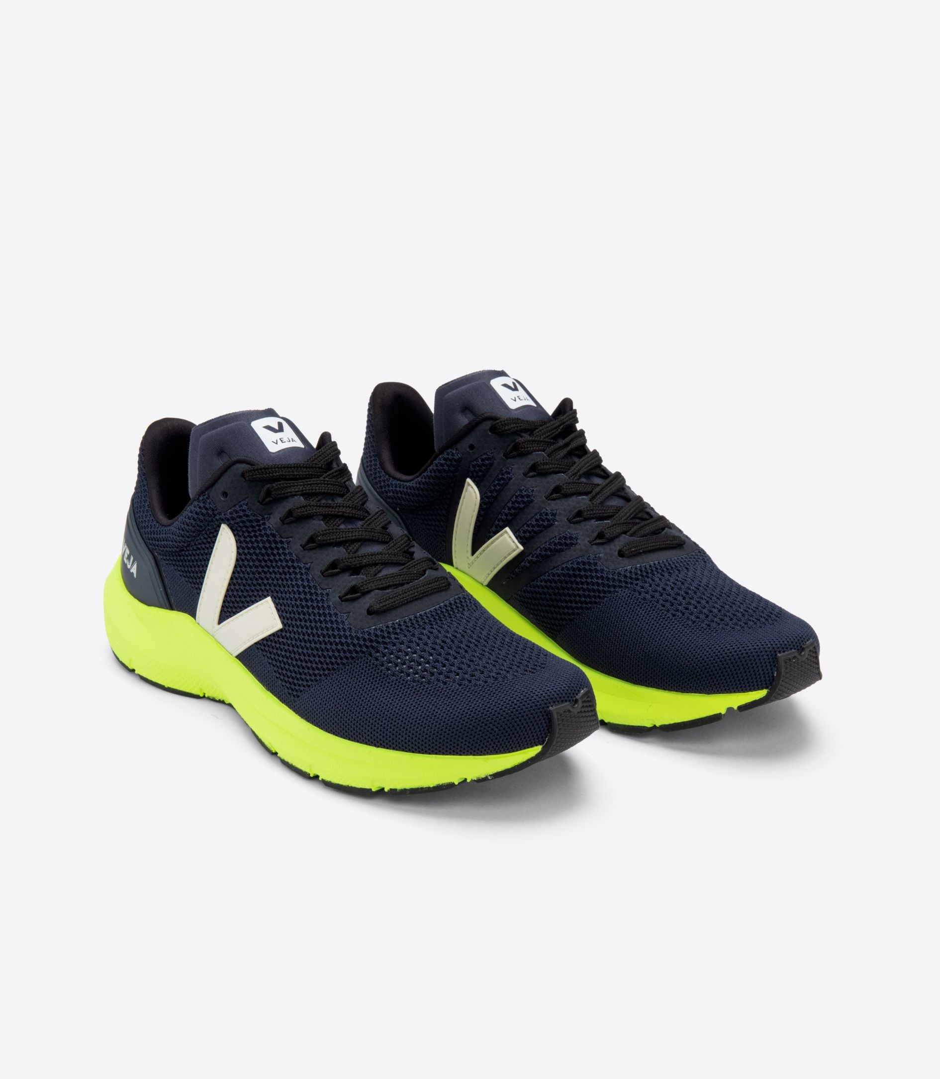 Front angle view of the Men's Marlin by VEJA in the color Atomo / Pierre