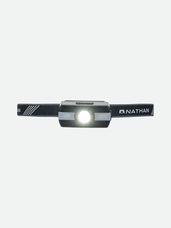 Thanks to a powerful USB-rechargeable battery, the lightweight Neutron RX produces 200 lumens of crisp light on roads, trails, paths, and everywhere in between. This perfect running companion is made of reflective material and is weather and water resistant. It also features red, green or blue strobe strips up front to show your style while illuminating you to anyone that comes across your path.
