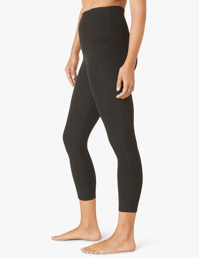 Women's Spacedye Out Of Pocket High Waisted Capri