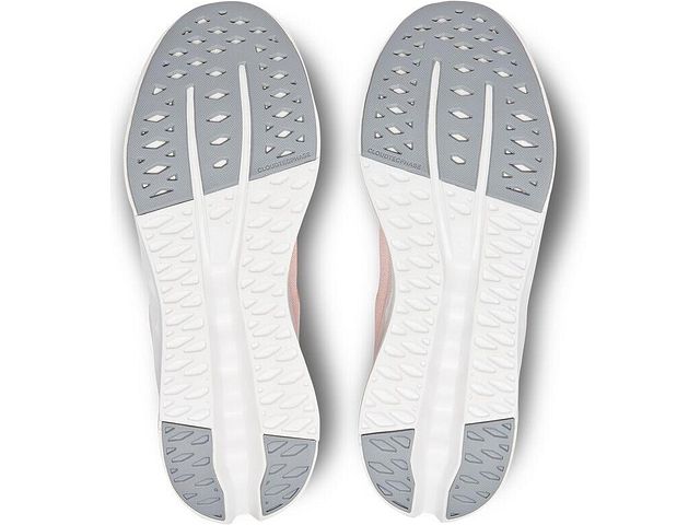 Bottom (outer sole) view of the Men's ON Cloudsurfer in the color Flame/White