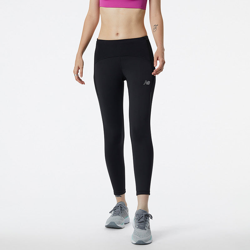 Front view of the NB Women's Impact Run Legging in Black