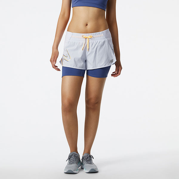 Women's Printed Impact 2N1 Short