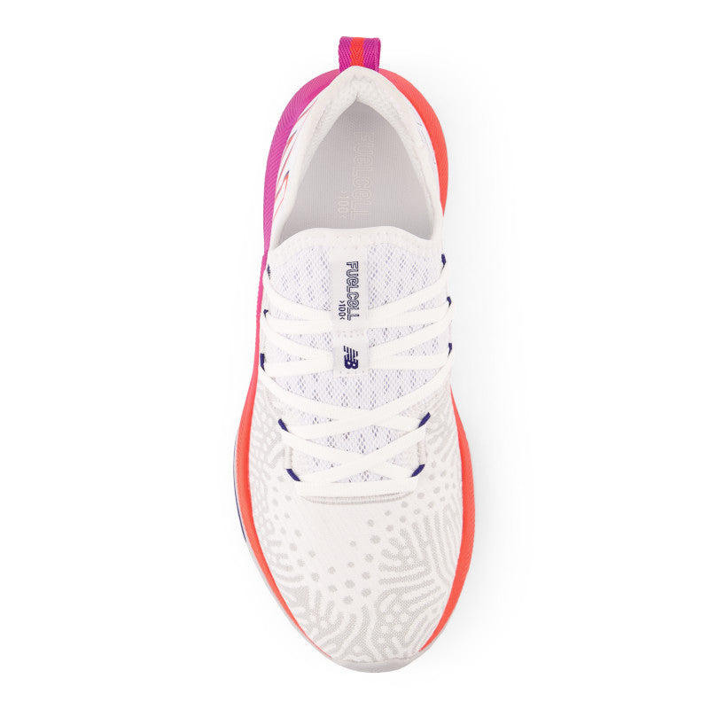 Top view of the Women's Fuel Cell Cross Trainer by New Balance in White
