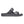 This Arizona Birkenstock sandal has a monochromatic look with a metallic black upper and midsole. 